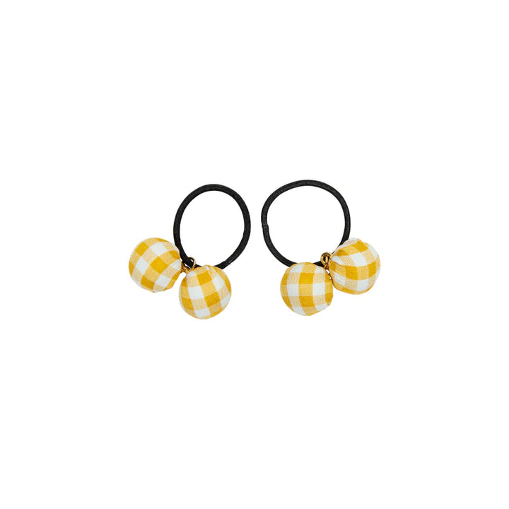 pony pin stripe and gingham with edge ball set