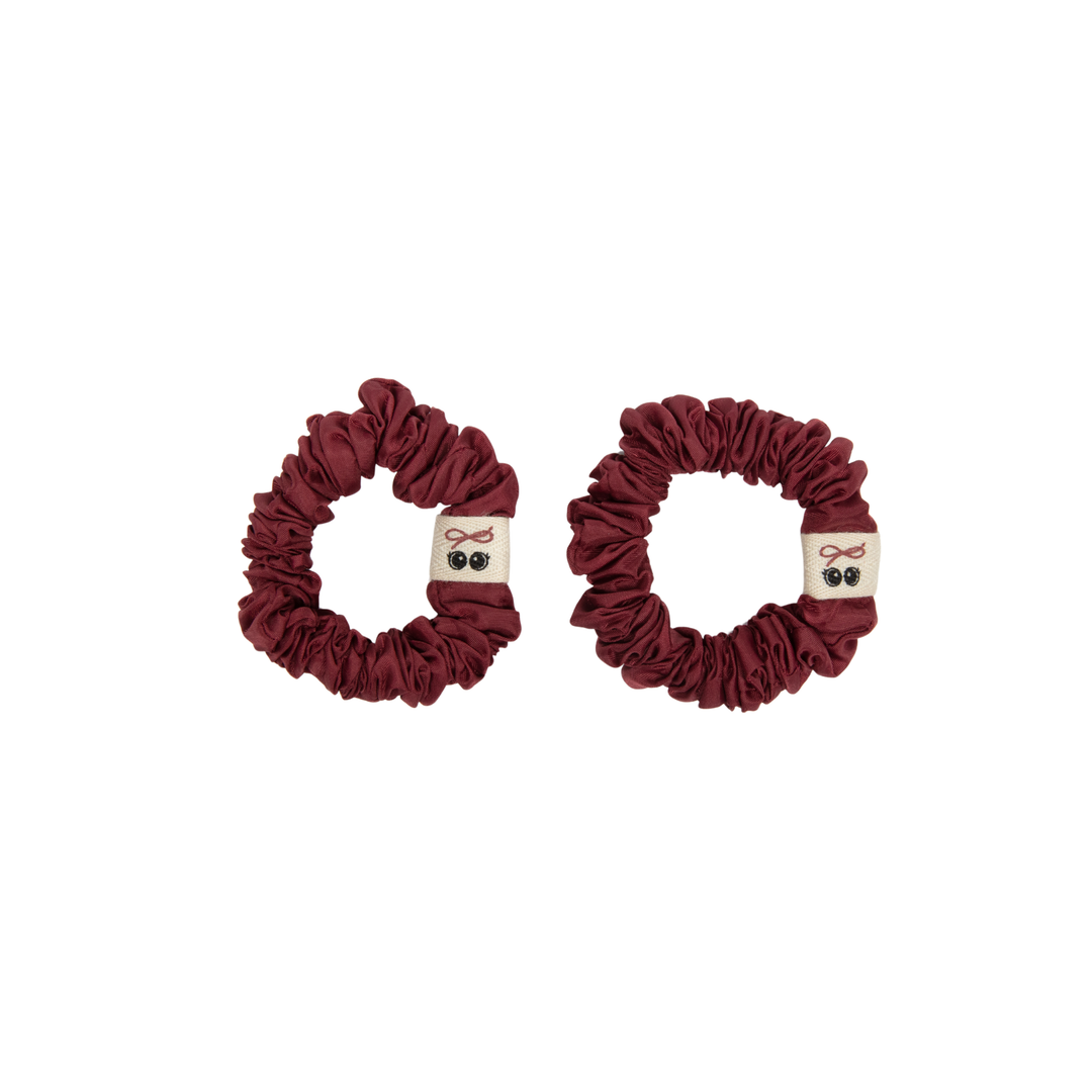 pony taffeta mini scrunchy set
