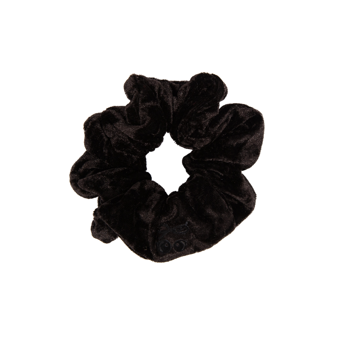 pony crushed velvet scrunchy