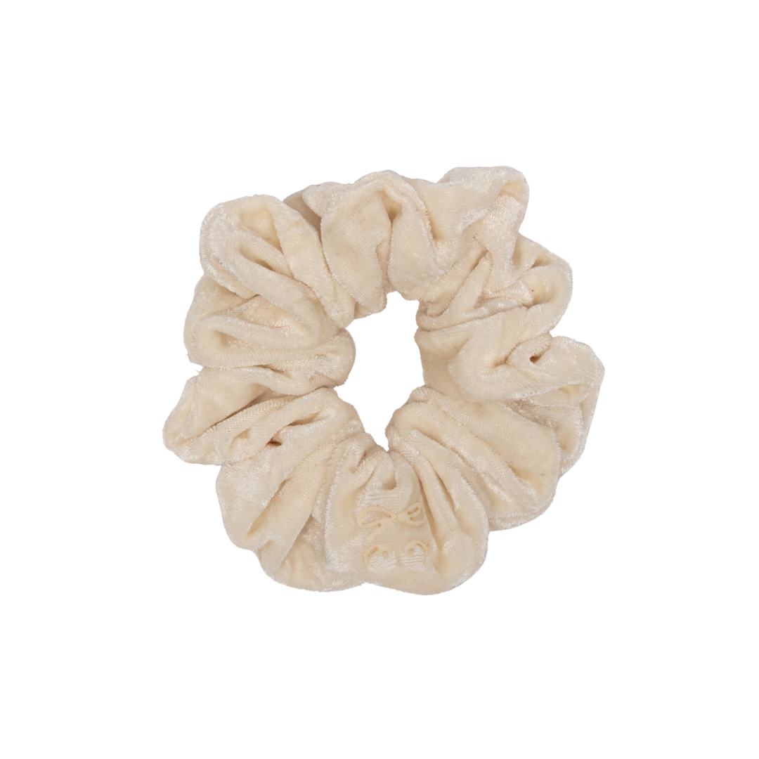 pony crushed velvet scrunchy