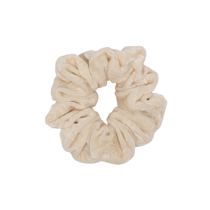 pony crushed velvet scrunchy