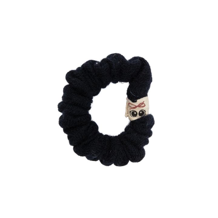 pony brushed wool mini scrunchy