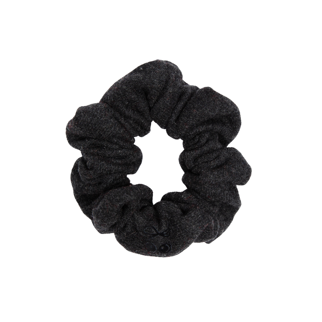 pony brushed wool scrunchie