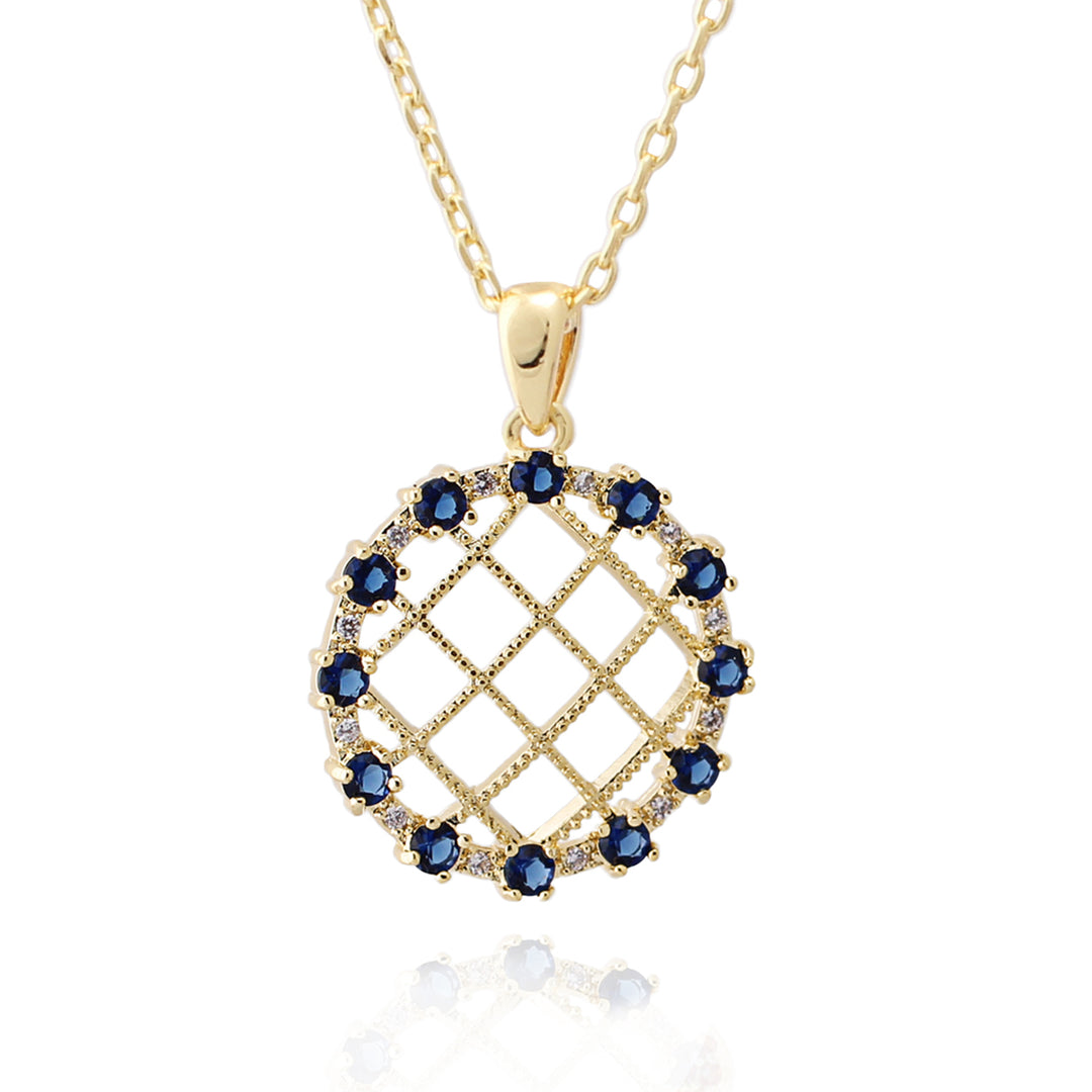 necklace small round lattice