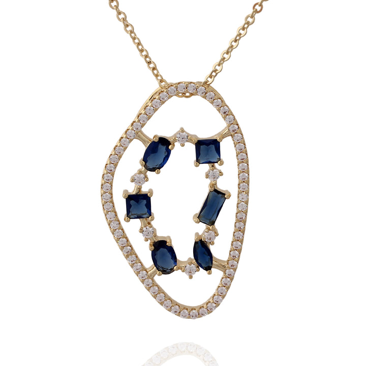 necklace pendant natural stone shape