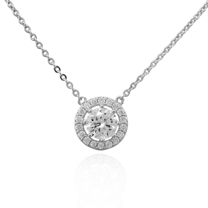 necklace pendant solitaire stone