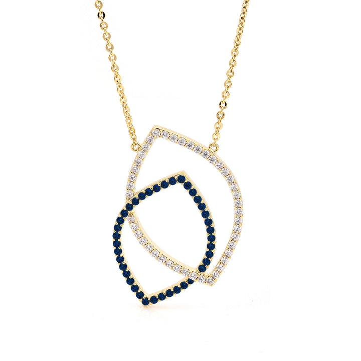 necklace linked leaf