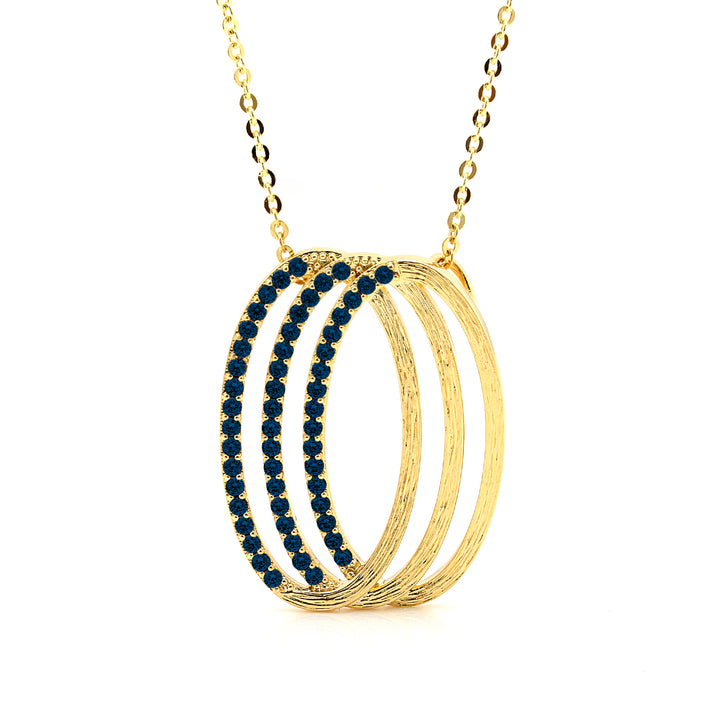 necklace mobius oval