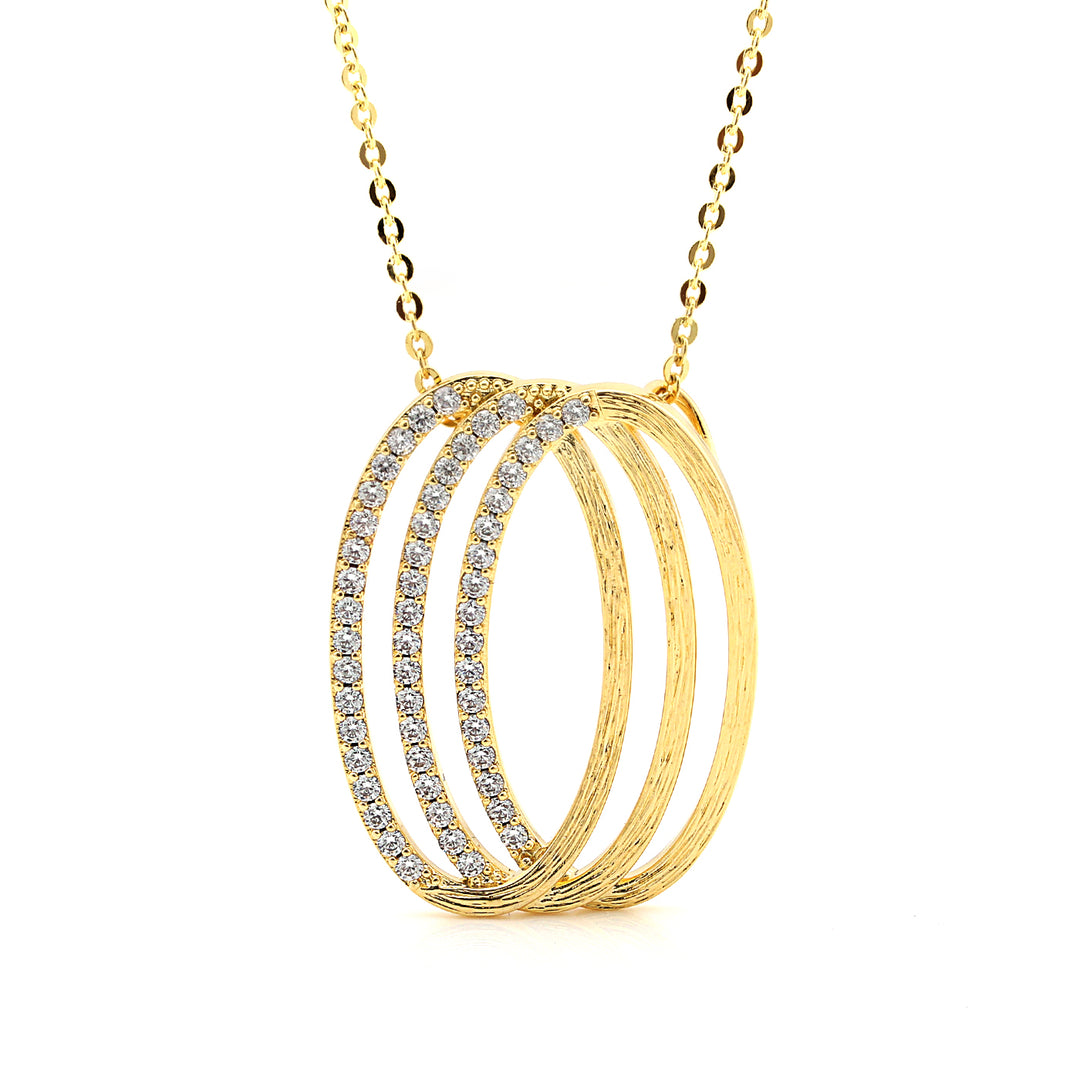 necklace mobius oval