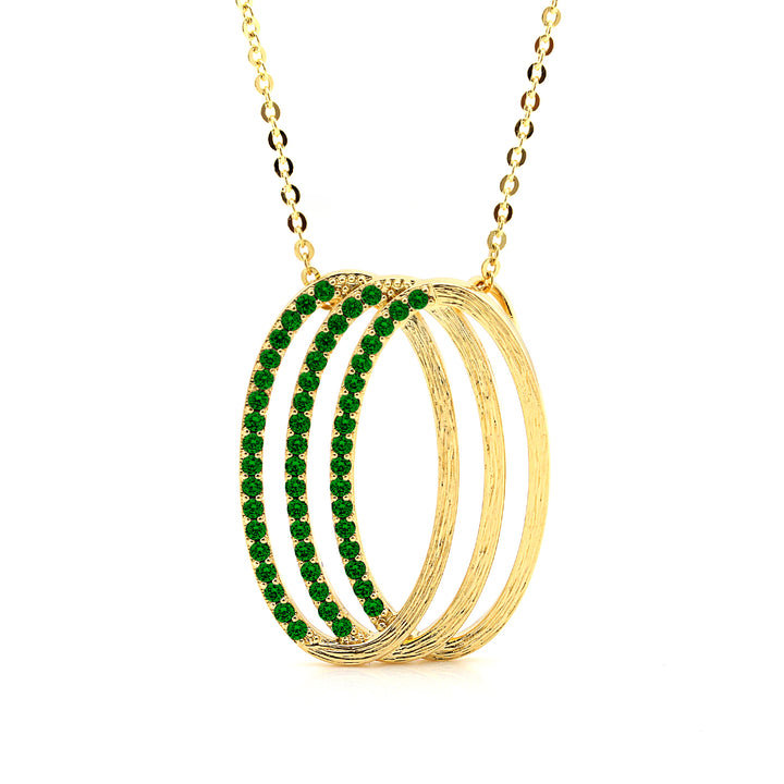 necklace mobius oval