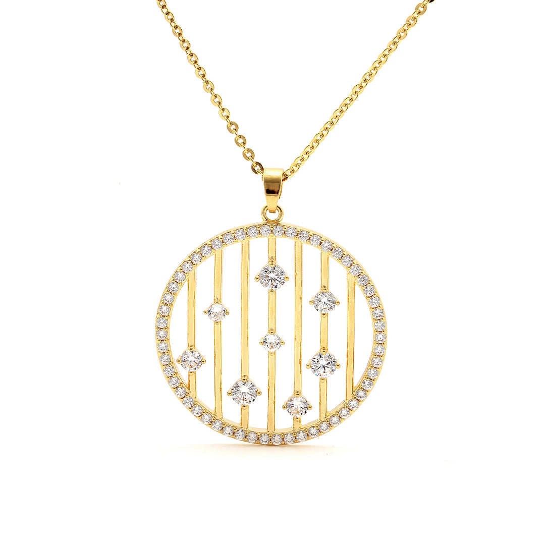 necklace floating stones harp