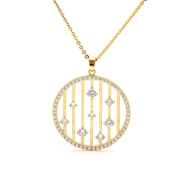 necklace floating stones harp