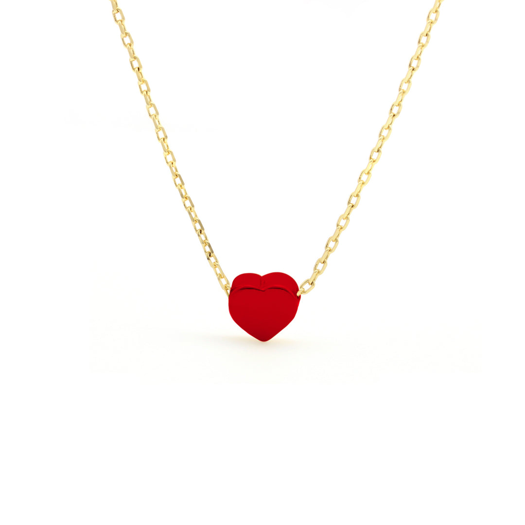 necklace single candy heart