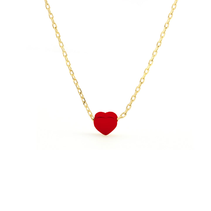 necklace single candy heart