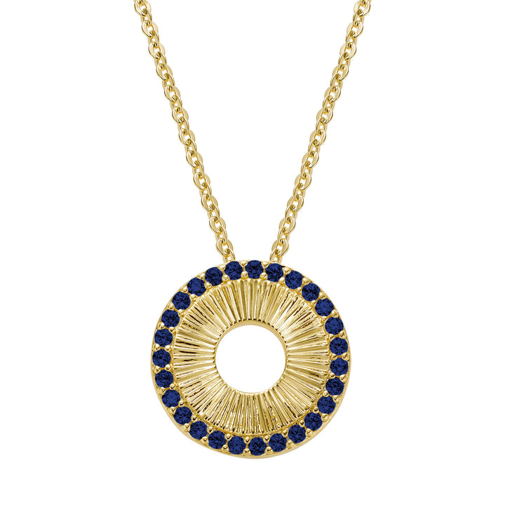 necklace rounded fan