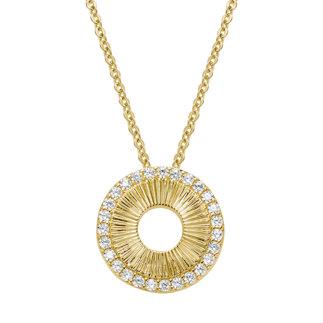 necklace rounded fan