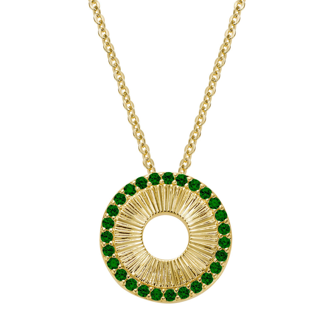 necklace rounded fan