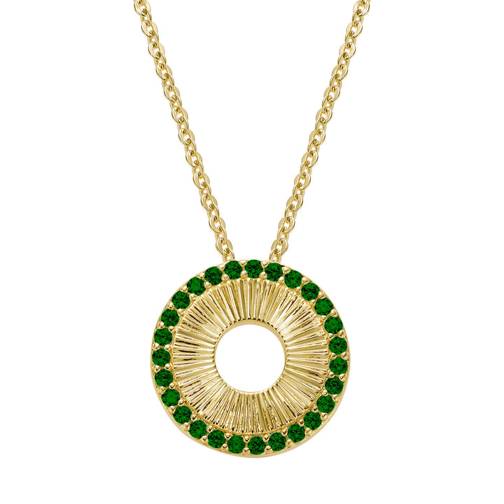 necklace rounded fan