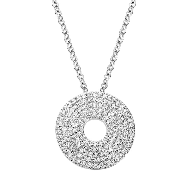 necklace diamond circle