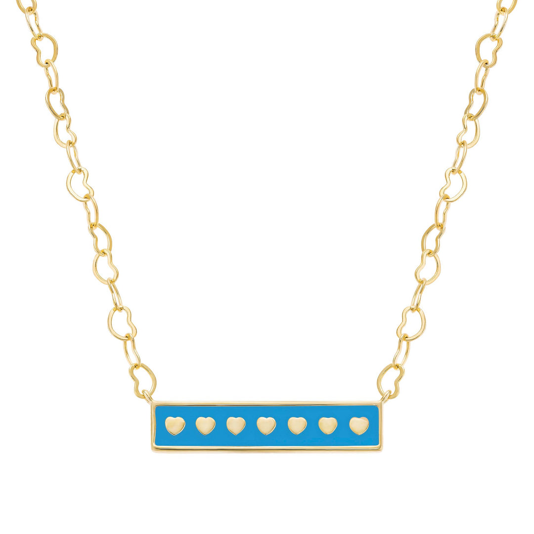 necklace enamel bar