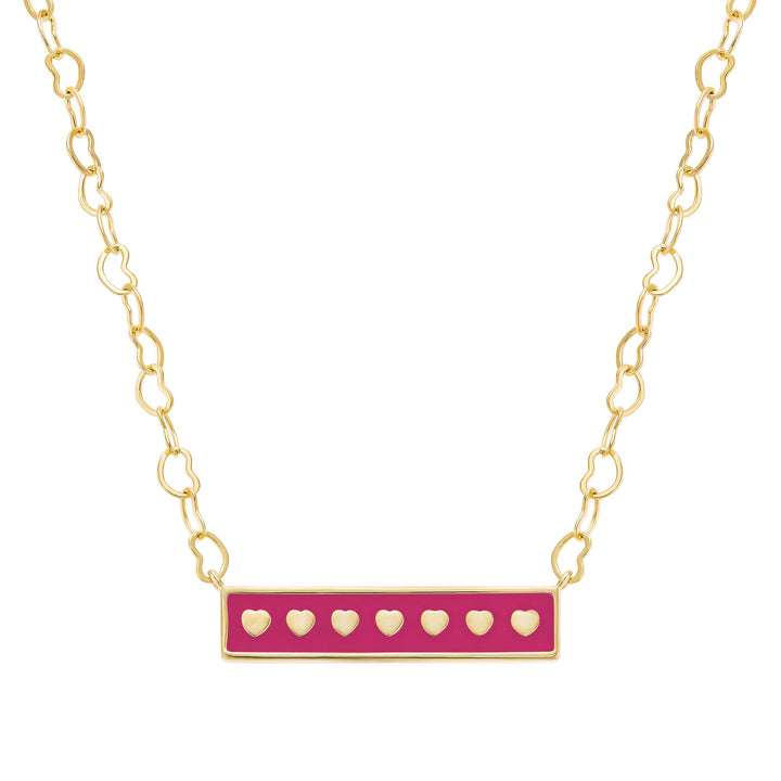necklace enamel bar