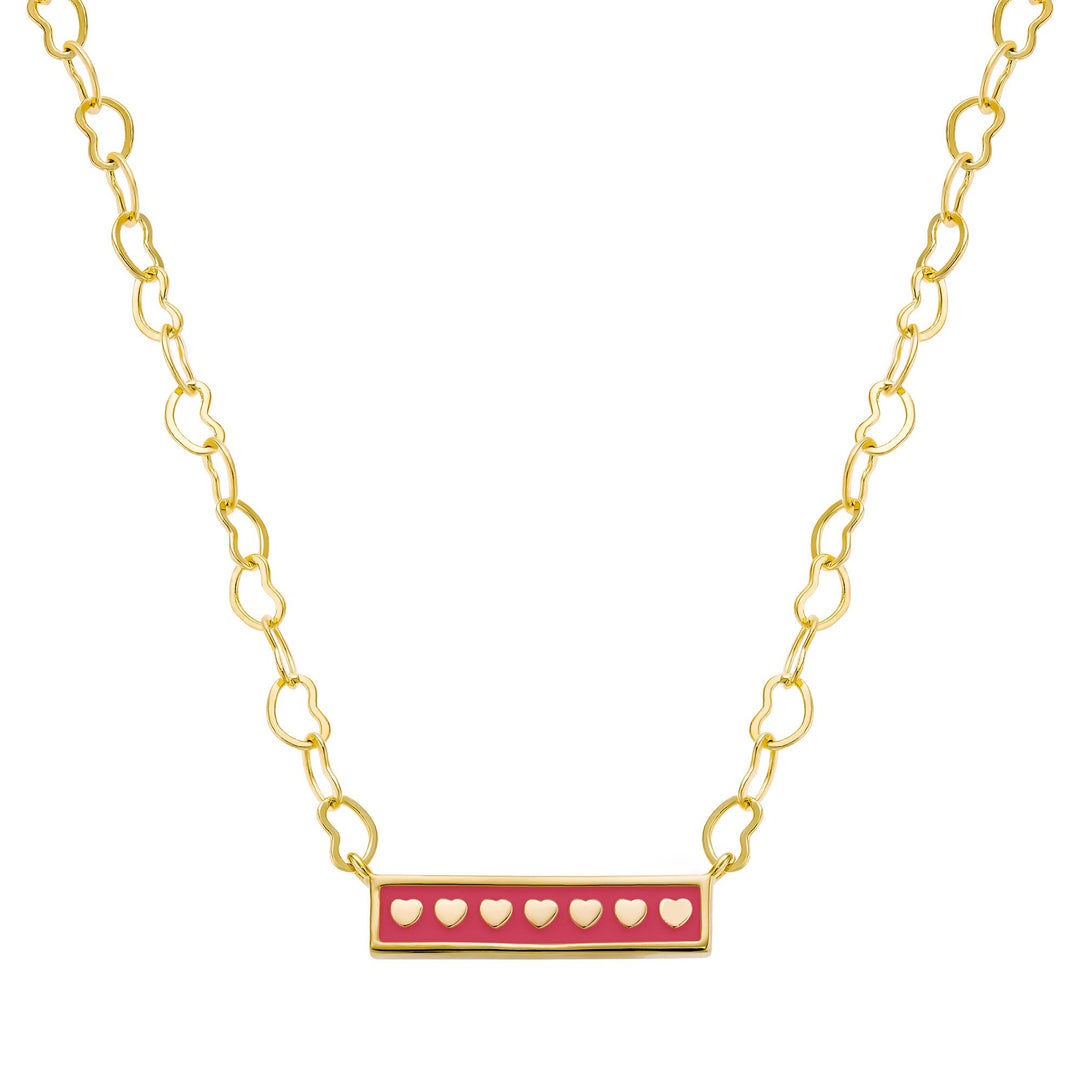 necklace enamel bar