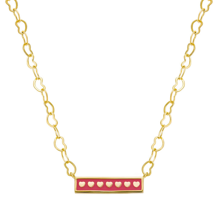 necklace enamel bar