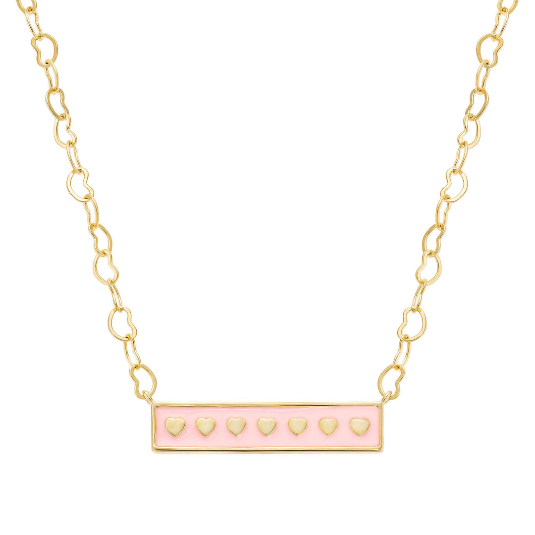 necklace enamel bar