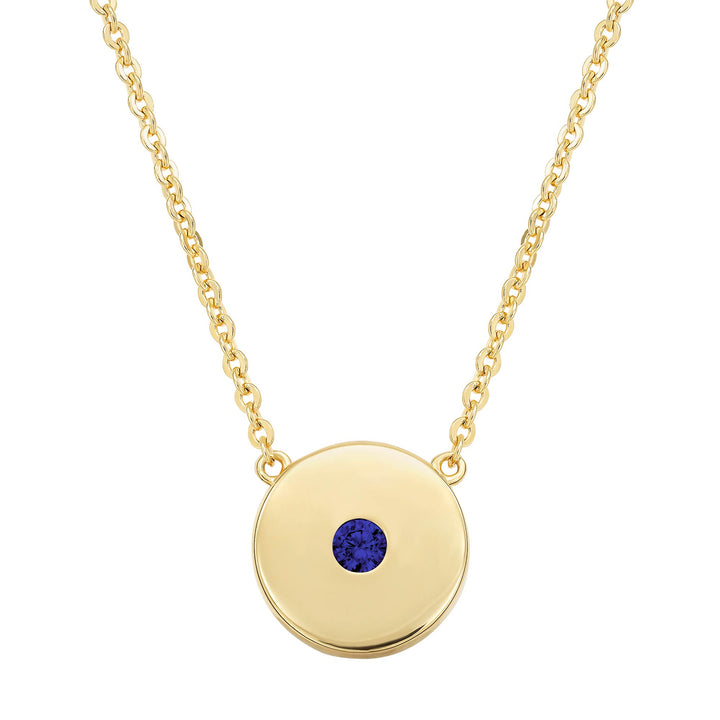 necklace modern cirlce