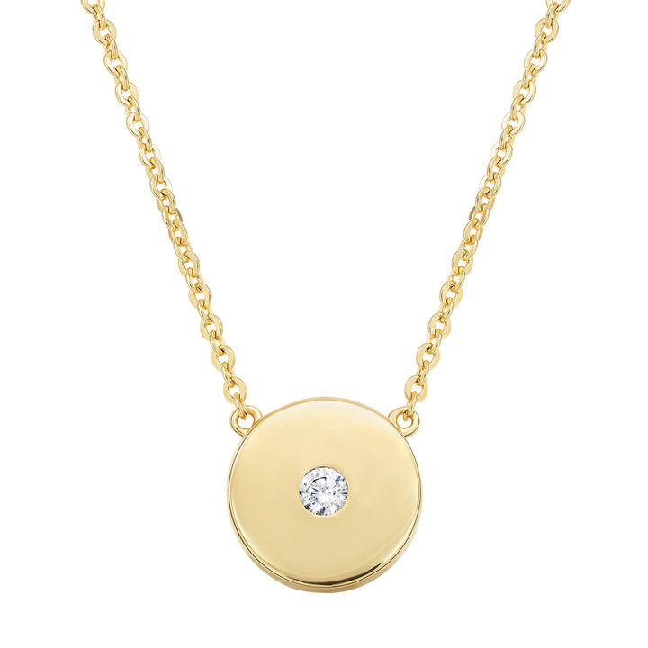 necklace modern cirlce