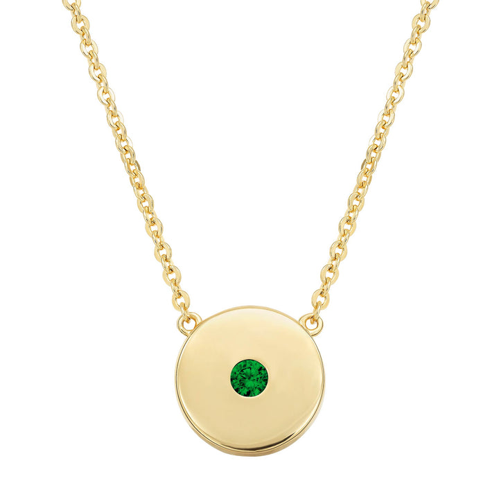 necklace modern cirlce