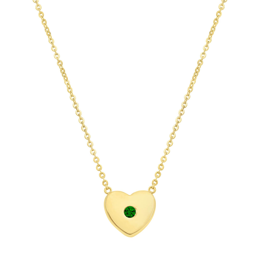 necklace modern heart
