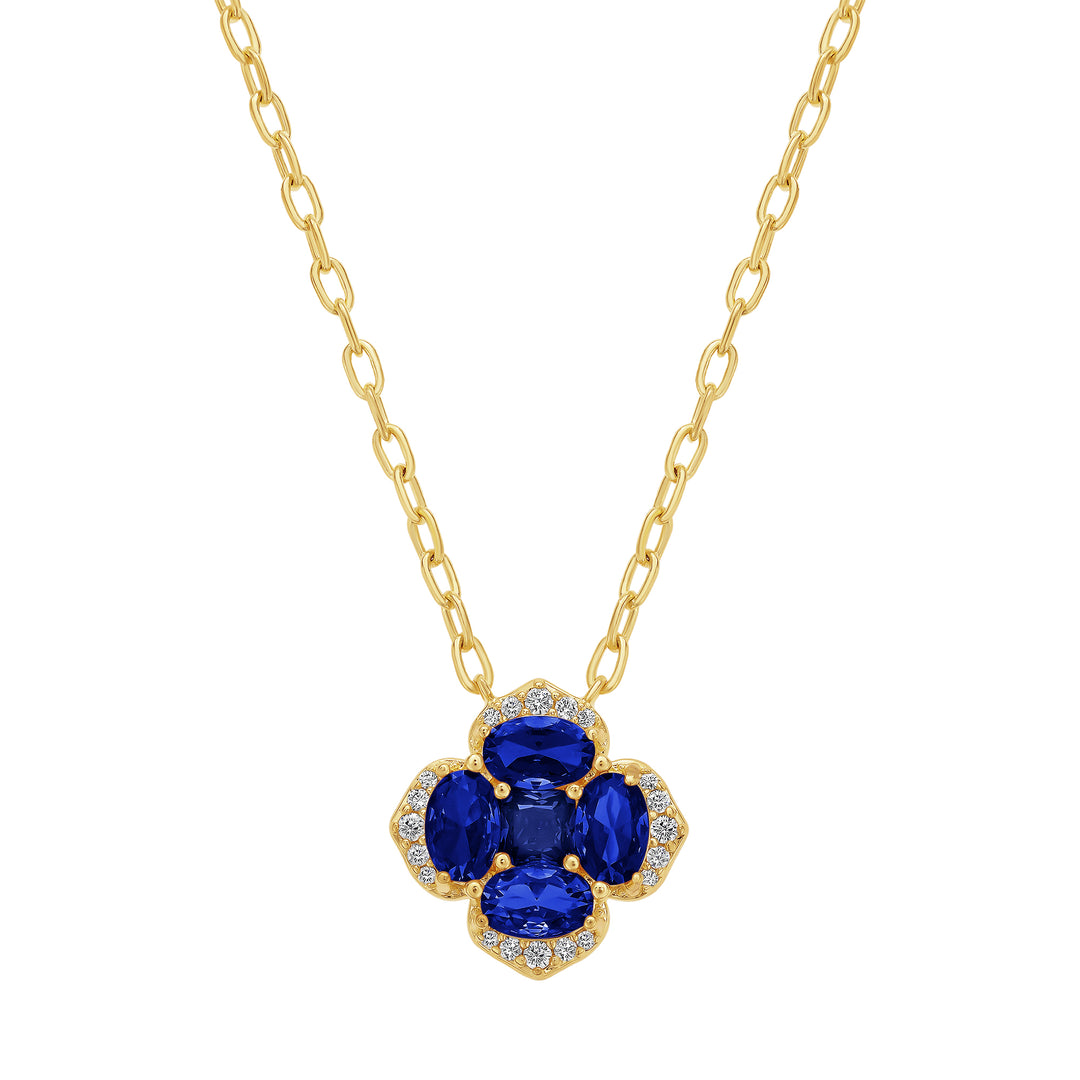 necklace oval stones square