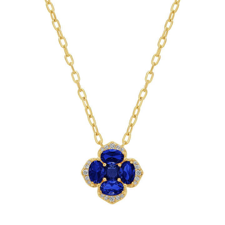 necklace oval stones square