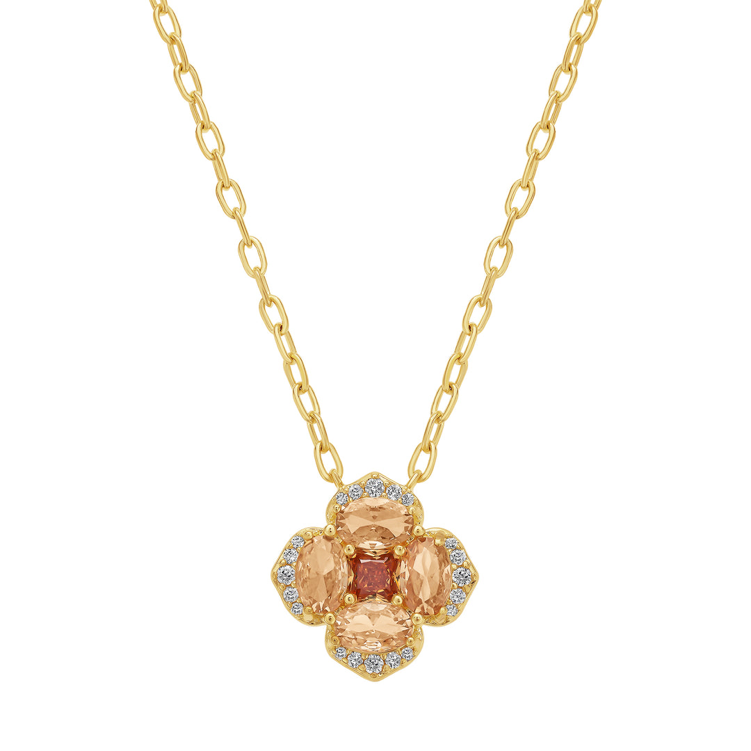necklace oval stones square