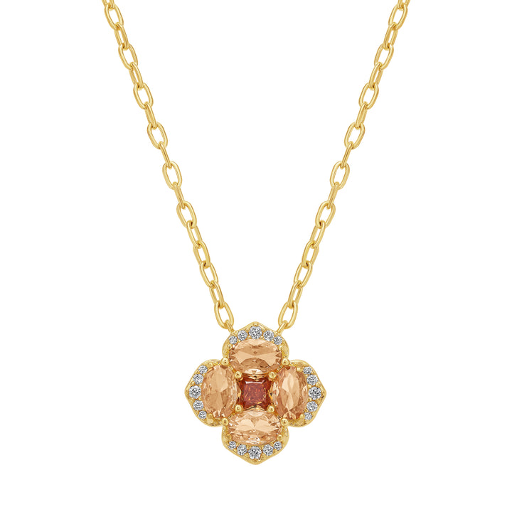 necklace oval stones square