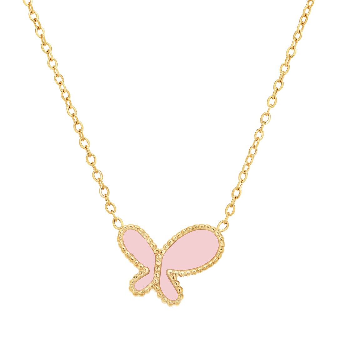 necklace mop butterfly