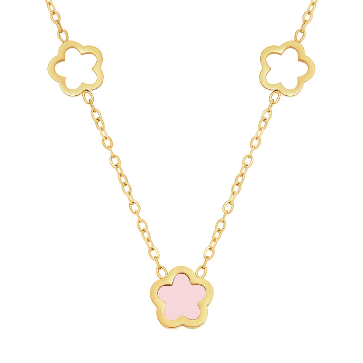 necklace cut in flower