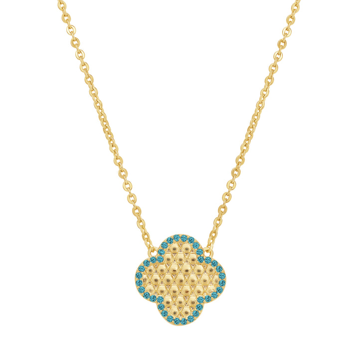 necklace honycomb clover
