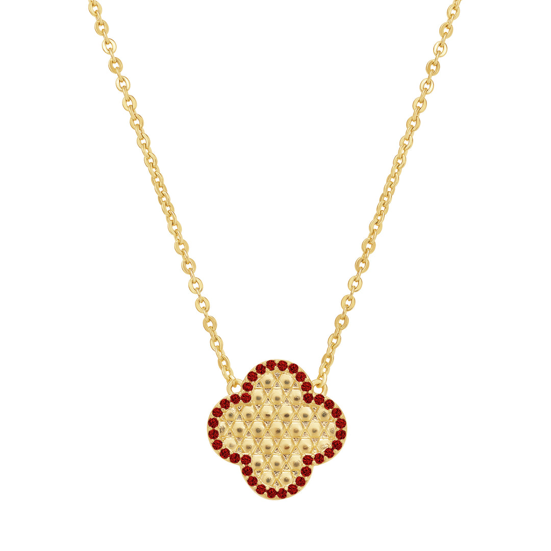 necklace honycomb clover