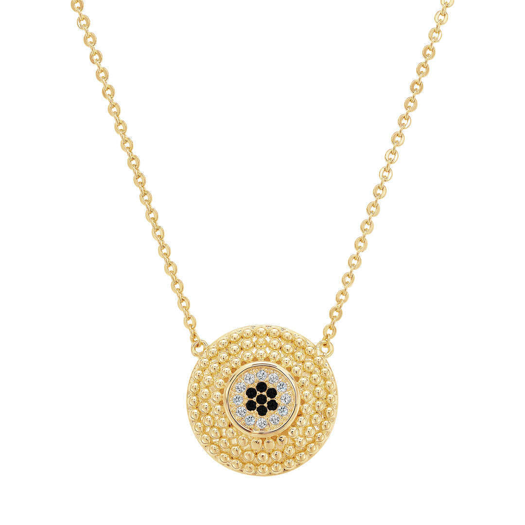 necklace ball textured circle