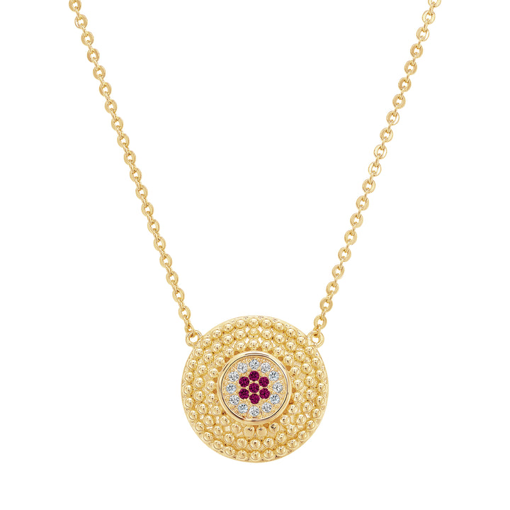 necklace ball textured circle