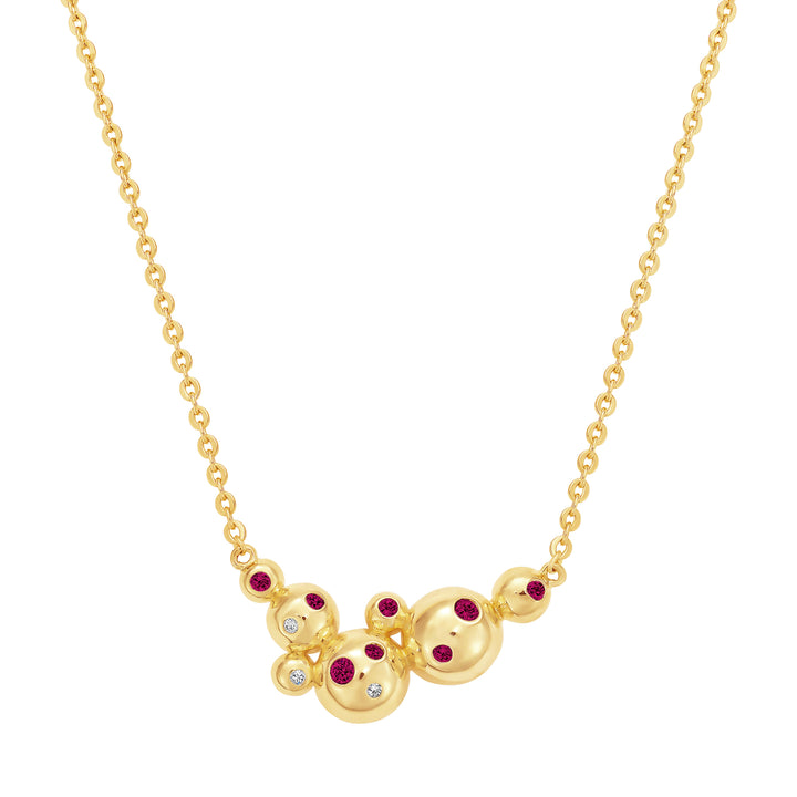 necklace bubbles cluster