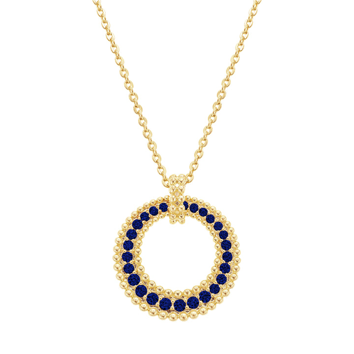 necklace clamped circle