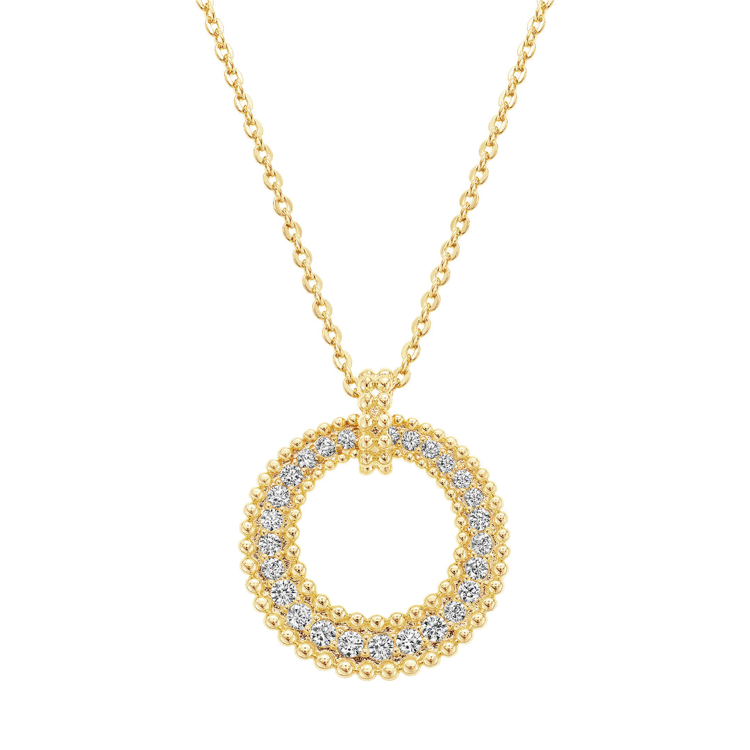 necklace clamped circle