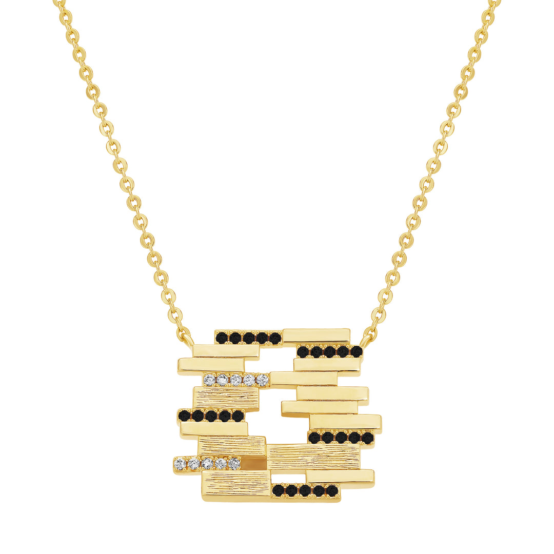 necklace asymmetrical blocks