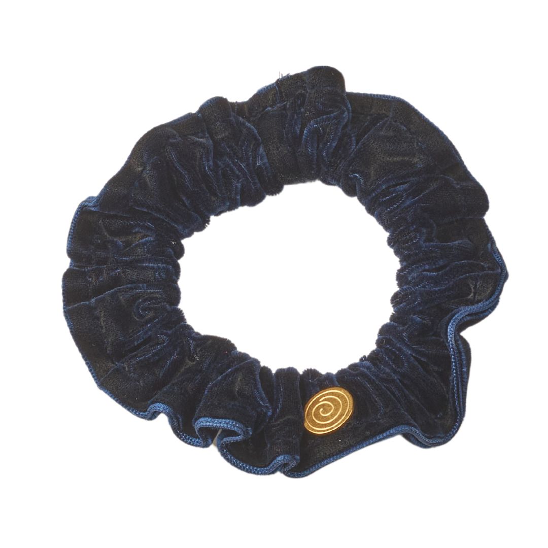 pony scrunchie studded velvet narrow