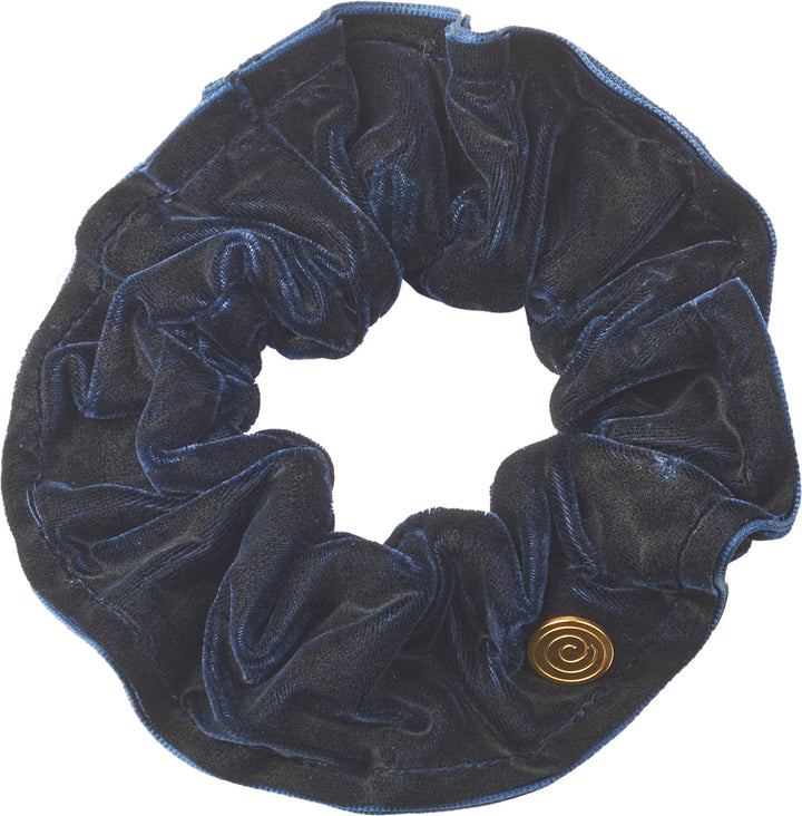 pony scrunchie studded velvet wide