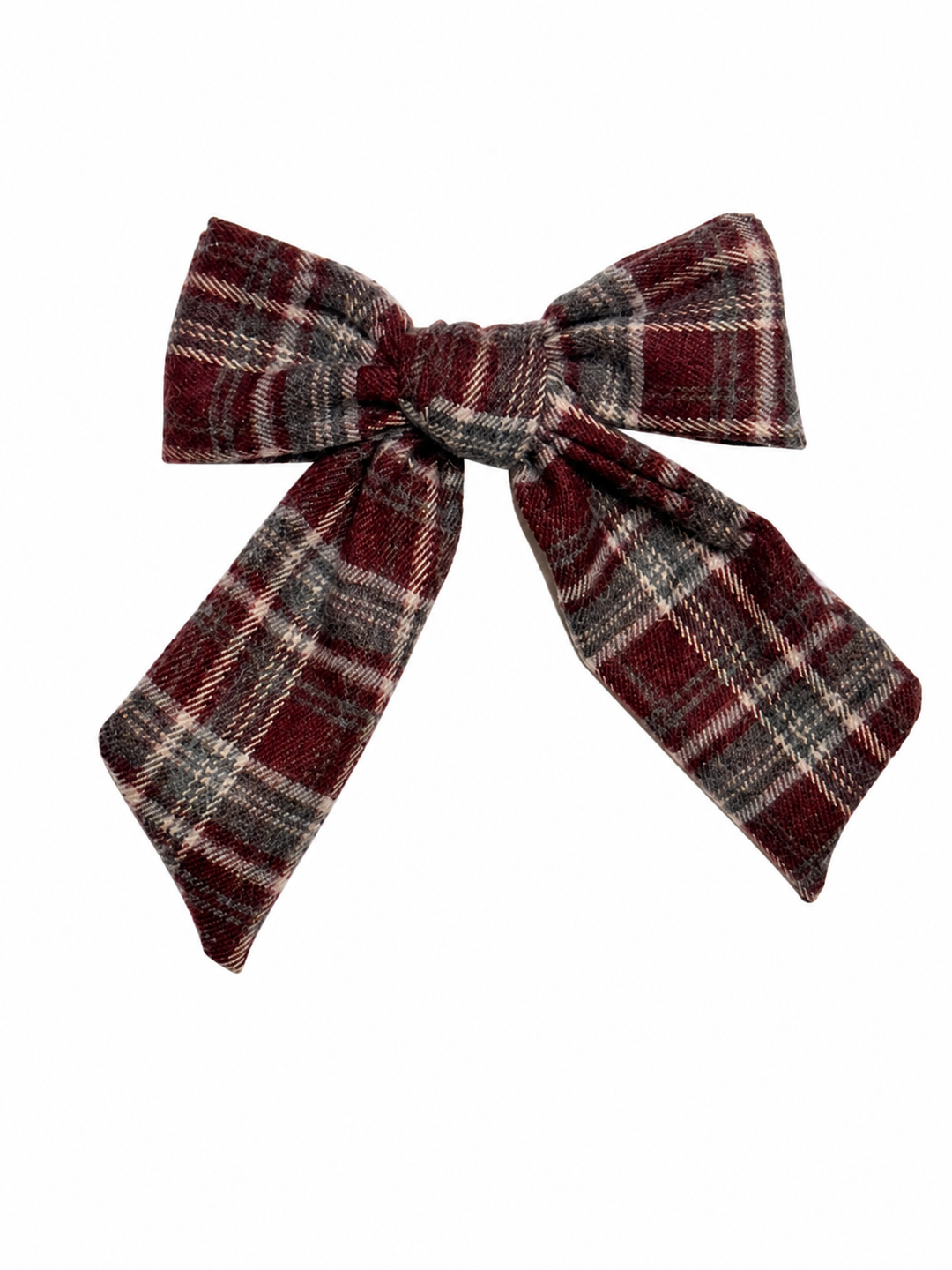 clip plaids bow