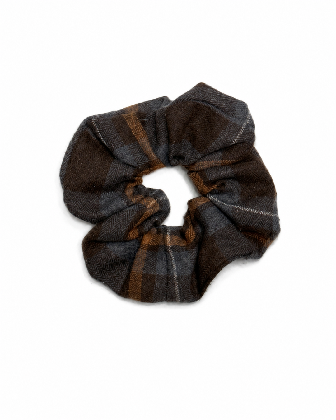 pony scrunchie plaids